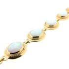 Image 3 of Gold bracelet with opal