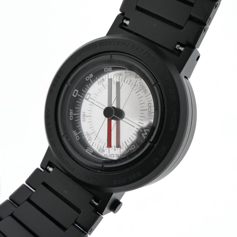 Image 19 of Porsche Design (By IWC) Compass Watch P6520; Limited Edition men's watch with compass