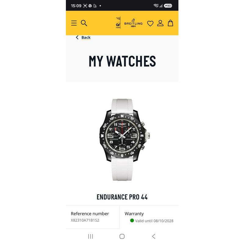 Image 6 of Breitling Endurance Pro 'White' X82310; Men's Chronograph