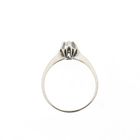 Afbeelding 5 van Witgouden solitairring met diamant; 0,10 ct.