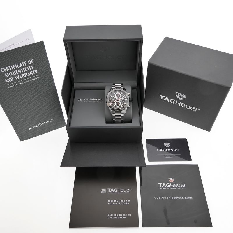Image 4 of TAG Heuer Carrera 'Calibre 01' CAR201U; Chronograph men's watch