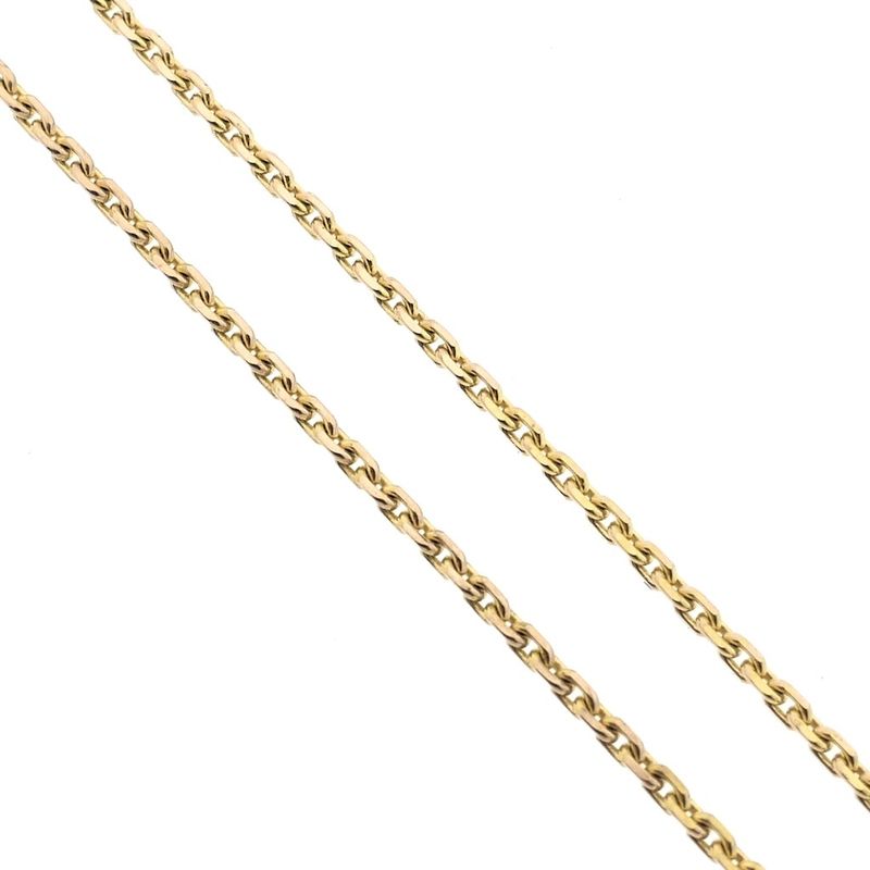 Image 4 of 8 carat anchor link necklace; 60.5 cm