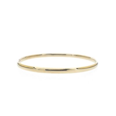 Image 1 of Gold smooth slave bracelet | Ø 60 mm