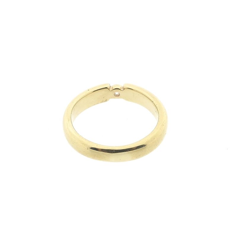 Image 5 of Gold (wedding) ring with diamond | 0.12 ct.