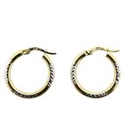 Image 5 of Two-tone gold earrings | Ø 20.0 mm