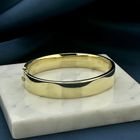 Image 2 of Gold wide slave bracelet | Ø 60mm