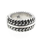 Image 5 of Silver Buddha to Buddha ring Chain texture