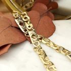 Image 8 of Two-tone gold men's necklace with diamonds