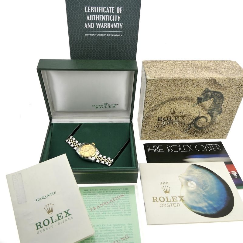 Image 4 of Rolex Datejust 26mm 6719 'Full-Set'; Automatic women's watch from 1978