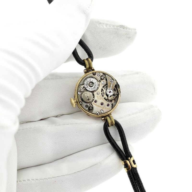Image 15 of Rolex Art Deco Watch; Antique 9k Gold Plated Ladies' Watch