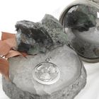 Image 2 of Silver round pendant with guardian angel