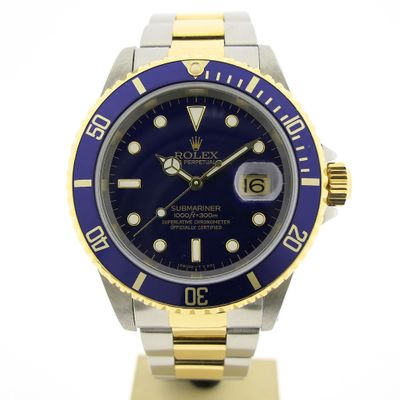 Image 1 of Rolex Submariner 16613LB; Gold/steel diving watch