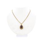 Image 7 of Gold pendant with carnelian