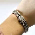 Image 7 of Silver BUDDHA TO BUDDHA bracelet; Chain XS | 18.5 cm