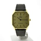 Image 1 of Omega Constellation; Vintage 18k gold men's watch with a linen dial