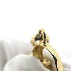 Image 4 of Gold pendant of a heart with zirconia