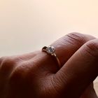 Afbeelding 11 van Gouden solitair ring met zirconia