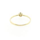 Image 6 of Gold solitaire ring with diamond; 0.005 ct.