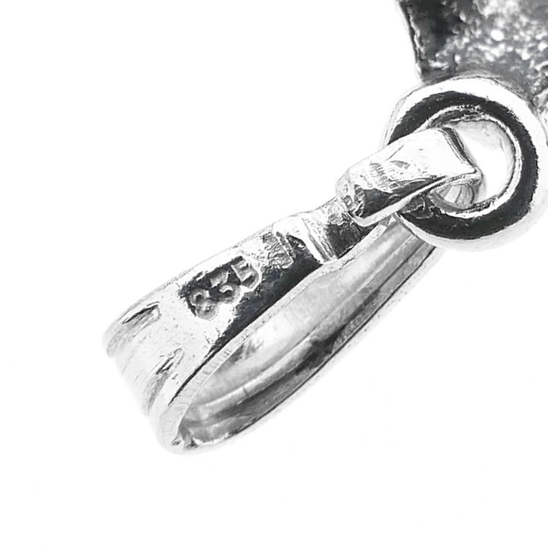 Image 5 of Antique silver floral pendant | Art Nouveau