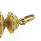 Image 9 of Golden oriental pendant with turquoise and jasper