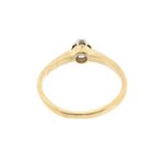 Image 6 of Gold solitaire ring with diamond | 0.07 ct. | Carnation