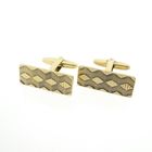 Image 2 of Vintage gold cufflinks with pattern