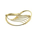 Image 8 of Two-tone gold brooch with zirconia.
