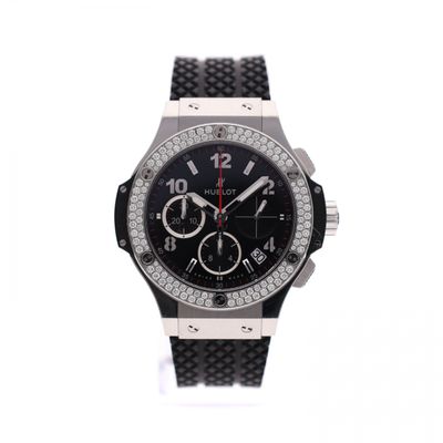 Hublot Big Bang Diamonds 41mm 314.SX.130.RX.114; Automatisch Chronograaf Horloge Afbeelding 1 van Hublot Big Bang Diamonds 41mm 314.SX.130.RX.114; Automatisch Chronograaf Horloge
