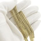 Image 8 of Gold French gourmet link necklace | 45 - 48 cm