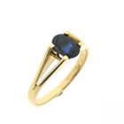 Image 10 of Gold ring with sapphire