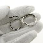 Image 8 of White gold earrings with zirconia | Ø 20.0 mm
