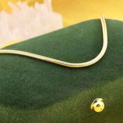 Image 2 of Gold snake link chain | 42 cm