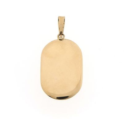 Rose gold pendant with Saudi Arabia emblem Image 2 of Rose gold pendant with Saudi Arabia emblem