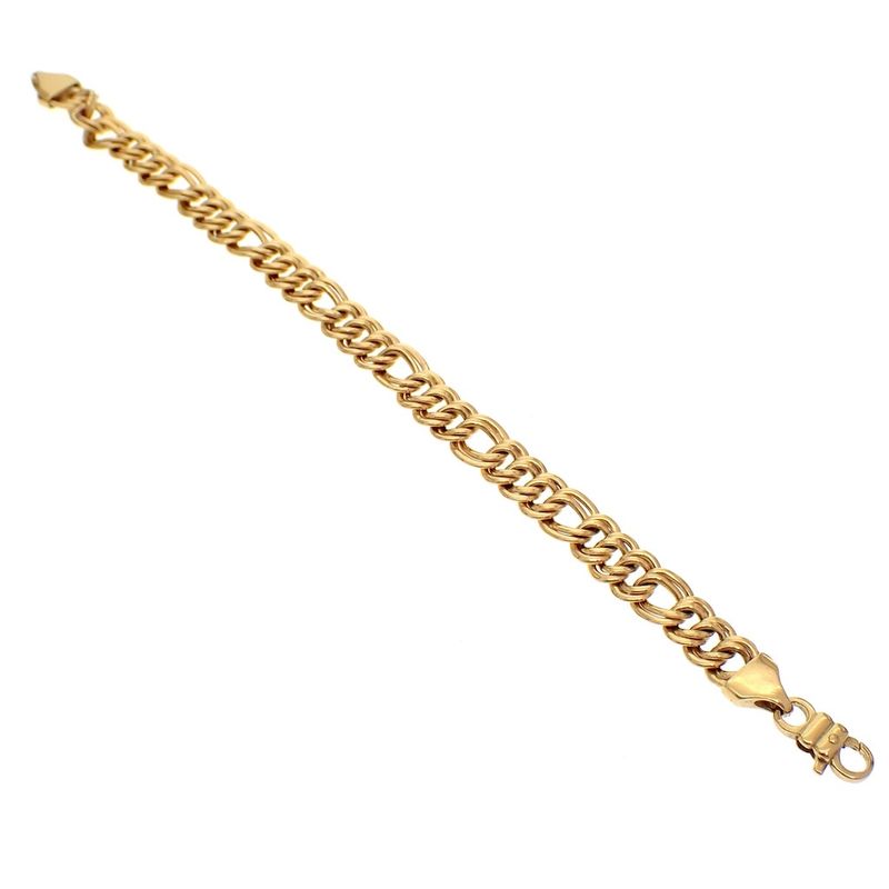 Image 5 of Gold bracelet with fantasy link | 20 cm