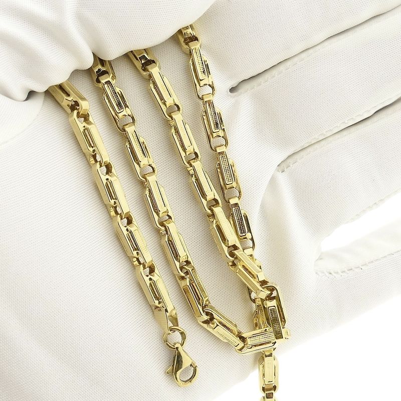 Image 9 of Golden fantasy link chain | 61.5 cm