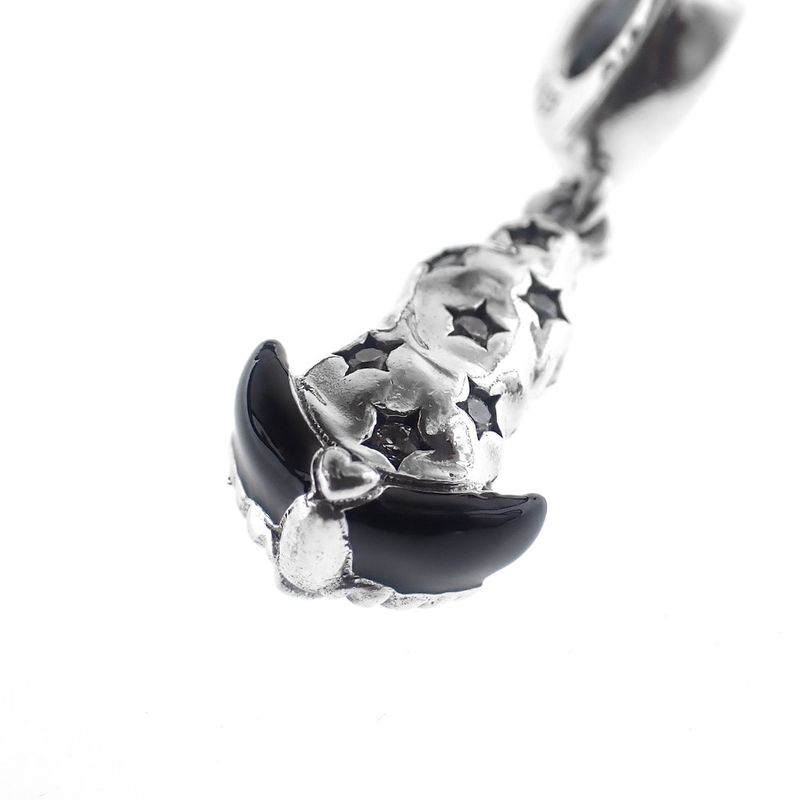 Image 5 of Pandora charm pendant; Silver; Fantasy