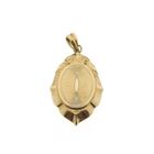 Image 1 of Vintage gold locket pendant with photo | Vintage/antique