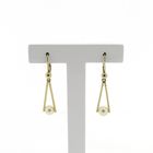 Image 1 of Gold earrings with pearl