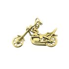 Image 5 of Gold motorcycle pendant | Chopper