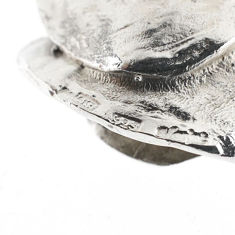 Image 6 of Textured Silver Rose Pendant