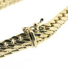 Image 4 of Gold French gourmet link bracelet | 19 cm