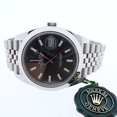 Rolex Datejust 41; Men's watch with rhodium dial Image 1 of Rolex Datejust 41; Men's watch with rhodium dial