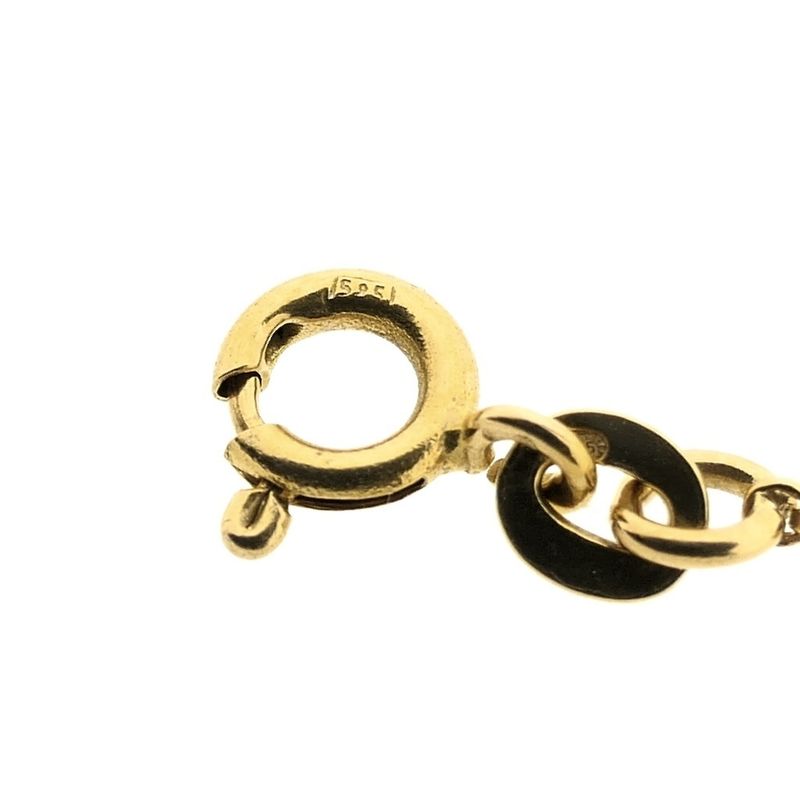 Image 3 of Gold jasseron link chain | 39.5 cm