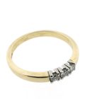 Image 6 of Gold Le Chic row ring with diamonds | 0.24 ct.