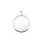 Image 1 of Silver 10 guilder coin pendant Juliana 1973