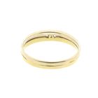 Image 6 of Two-tone gold solitaire ring with diamond; 0.035 ct.