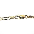 Image 4 of 18 ct. Bicolor gold Figaro bracelet | 19.5 cm