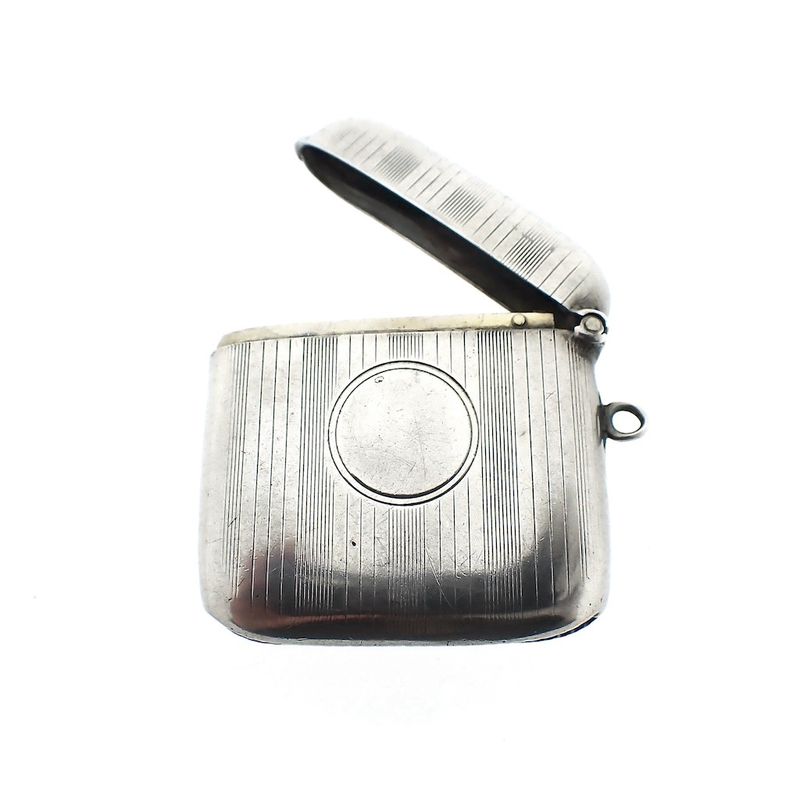 Image 2 of Silver antique matchbox/tinderbox