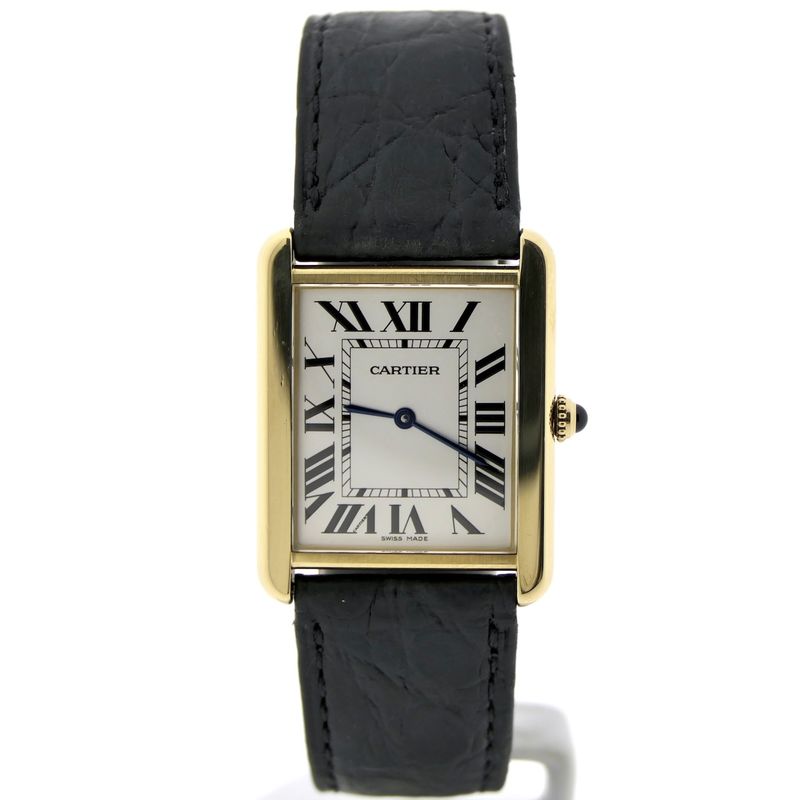 Image 18 of Cartier Tank Solo 'Large'; 18k gold watch