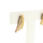 Image 7 of Tricolor gold stud earrings